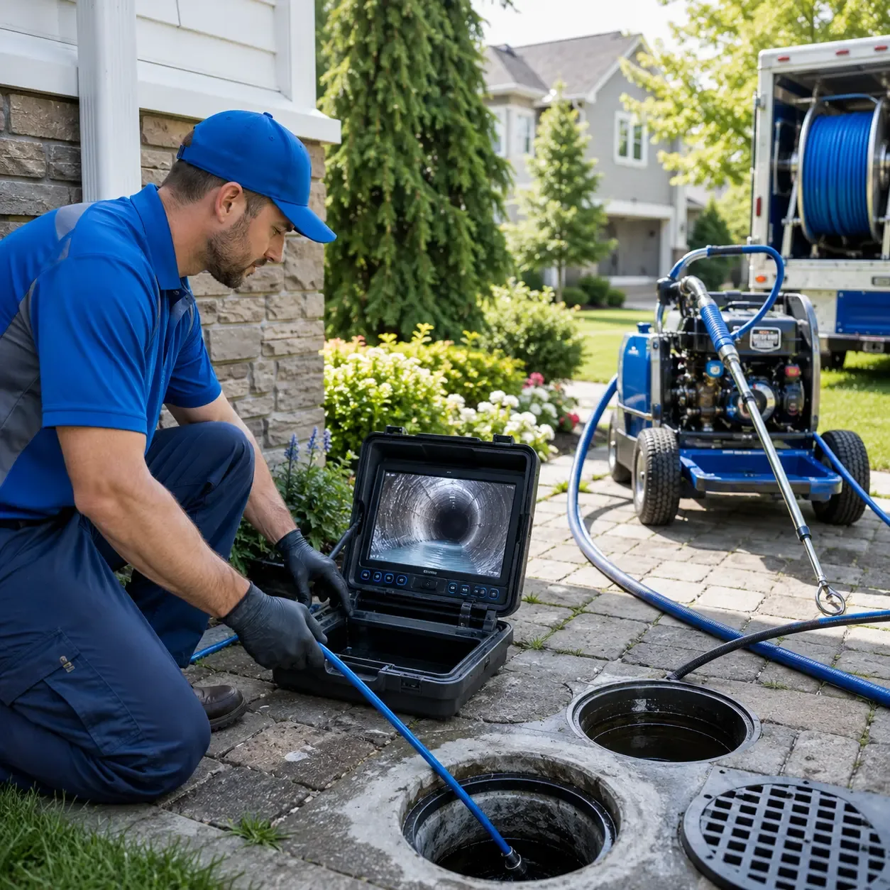 Outdoor drain cleaning professionals serving Palmyra, NJ